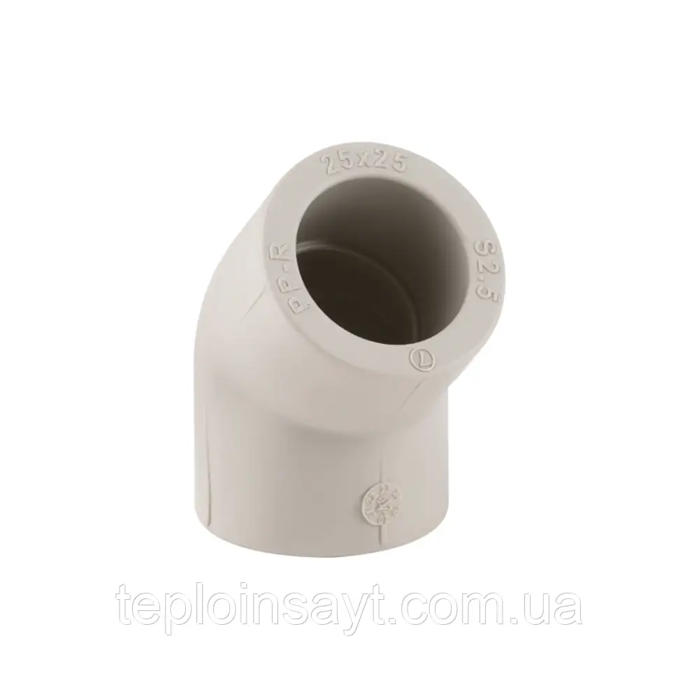 Кут ф25 (45) для поліпропіленових труб Thermo Alliance