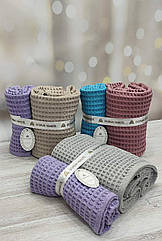 Набір вафельних рушників 75 на 150 см 50 на 90 см Doruk Tekstil