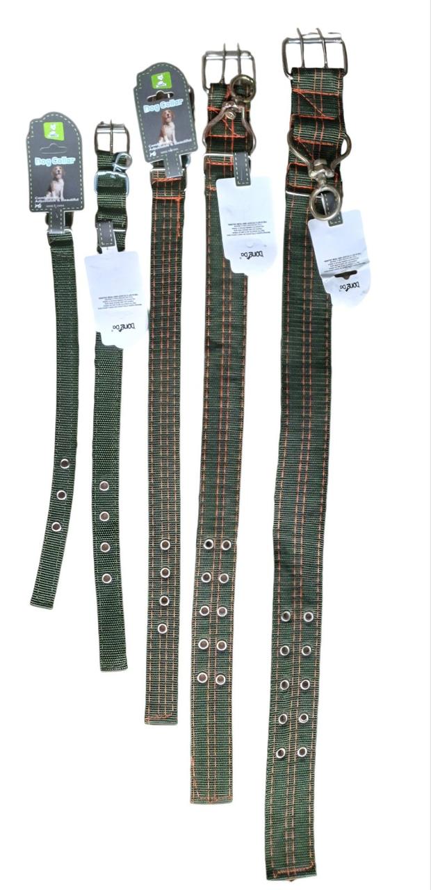 Нашийник брезентовий подвійний з вертлюгом (25 мм)