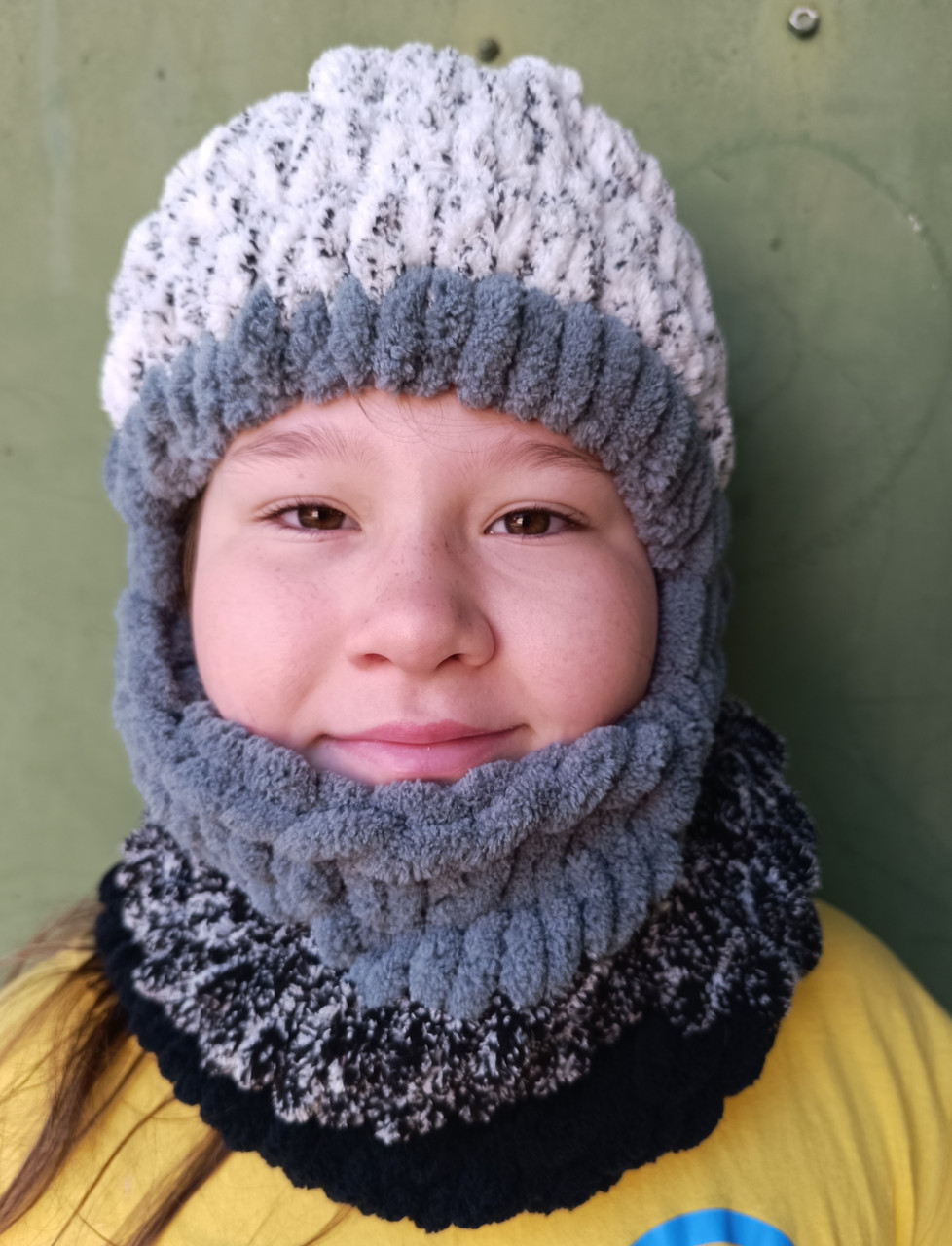 Дитяча шапка-балаклава, фото 1