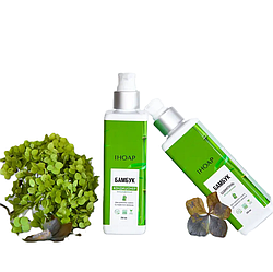 Набір шампунь і кондиціонер для пористого волосся, Inoar Kit duo Resistance Fibra de Bambu, 2х250 ml