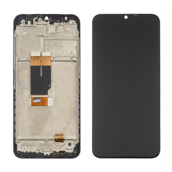 Дисплей Nokia G10 (TA-1334 | TA-1351) | G20 (TA-1336 | TA-1334) із сенсорним склом та рамкою (Чорний) Оригінал Китай