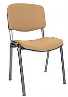 Простий стілець для офісу штабельований iso Ізо хром Неаполь N-16 для персоналу, відвідувачів, семінарів AMF