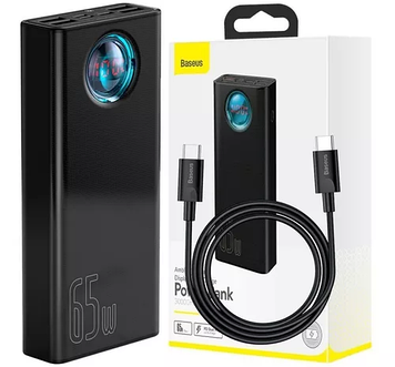 Power Bank Baseus Amblight 65W 30000mAh PPLG-A01 Повербанк для ноутбука ОРИГІНАЛ!