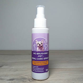 Освіжувач дихання для собак і кішок No Brushing Pet Oral care 100 мл (X-1494)