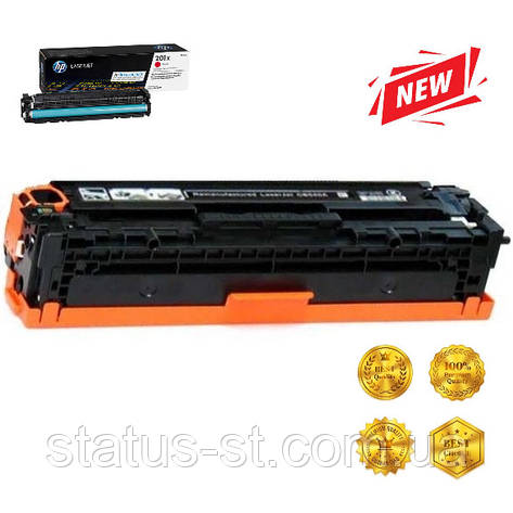 Картридж HP 201X Magenta (CF403X) для принтера Color LJ Pro M277dw, M277n, M252dw, M274n, M252n аналог, фото 1