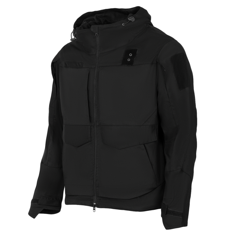 Куртка легка тактична Канвас-стрейч VikTailor Hunter Black, Vik-Tailor