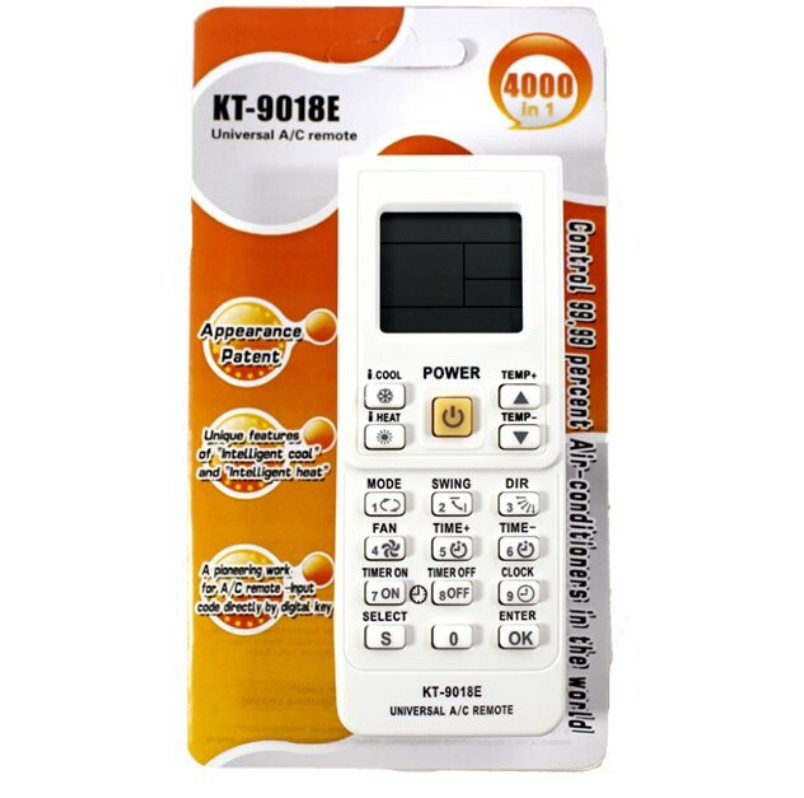 Пульт ДК універсальний для кондиціонера Qunda KT-9018 4000 в 1