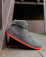 Nike Air Force 1 High Silver Red 42