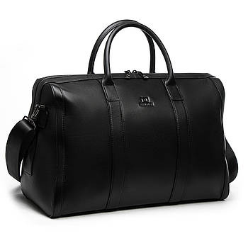 Сумка Чоловіча Дорожній шкіра BRETTON 5588-1 black.Музькі сумки-планшети гуртом і в роздріб в Україні.