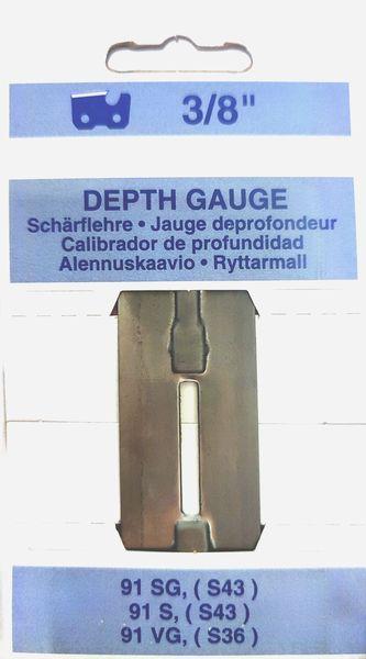 Шаблон глибини запилювання Husqvarna для ланцюгів H38; 3/8" mini Pixel; 1.1мм, фото 1