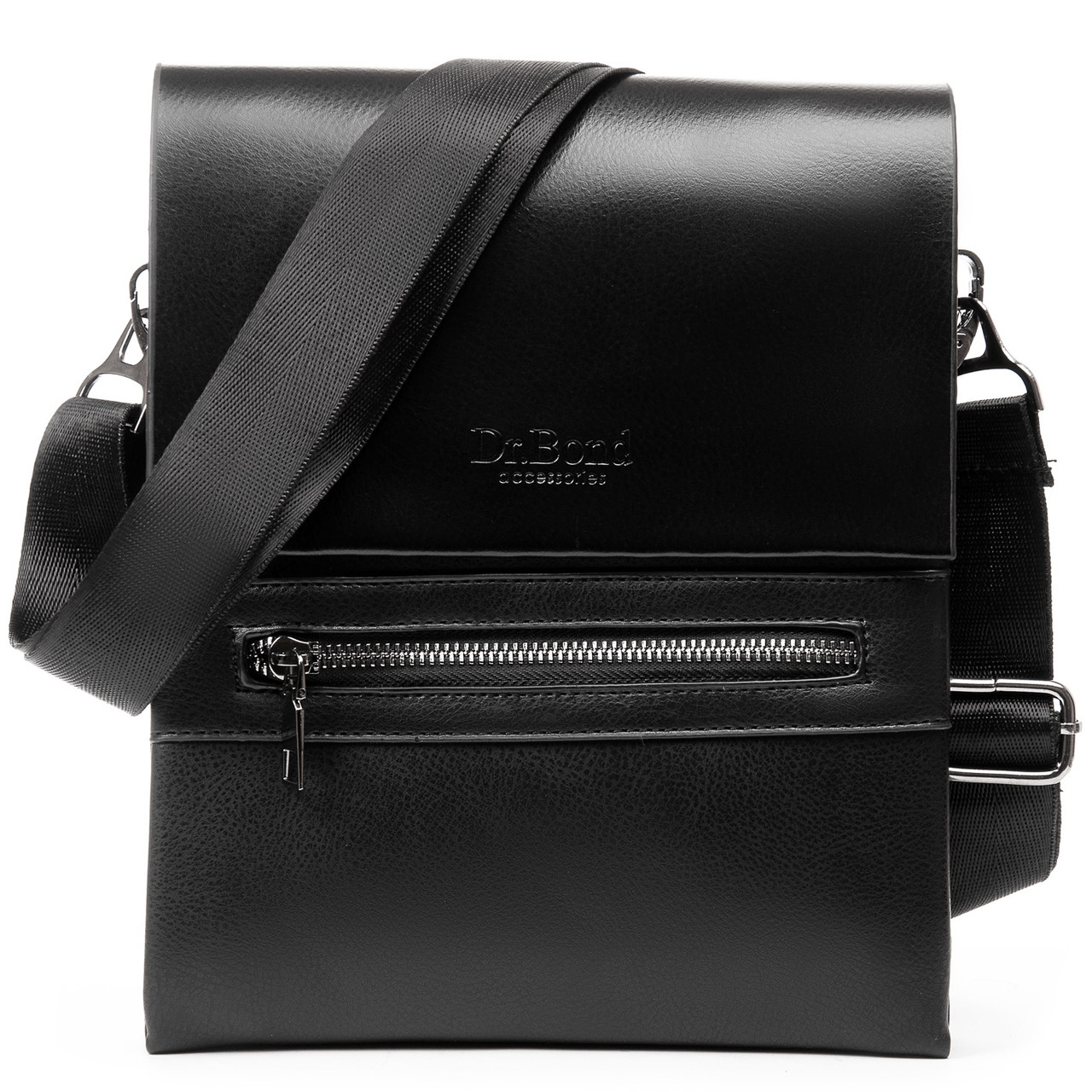 Сумка Чоловіча Планшет-шкіра DR. BOND 229-2 black.Музькі сумки-планшети гуртом і в роздріб в Україні