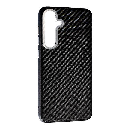 Чохол Carbon With Magsafe для Samsung S24 Plus Black, фото 1