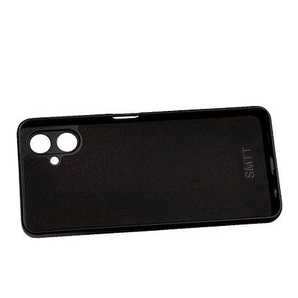 Силіконовий чохол Case SMTT (AA) для Samsung A06 Black, фото 3