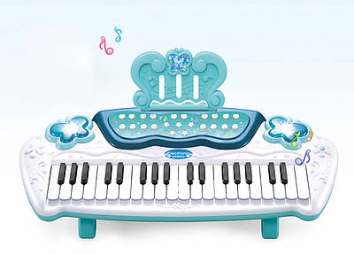 Дитяча музична установка хлопчикові Піаніно мікрофон Підсвічування 12 функцій MP3 Іграшка для розвитку моторики
