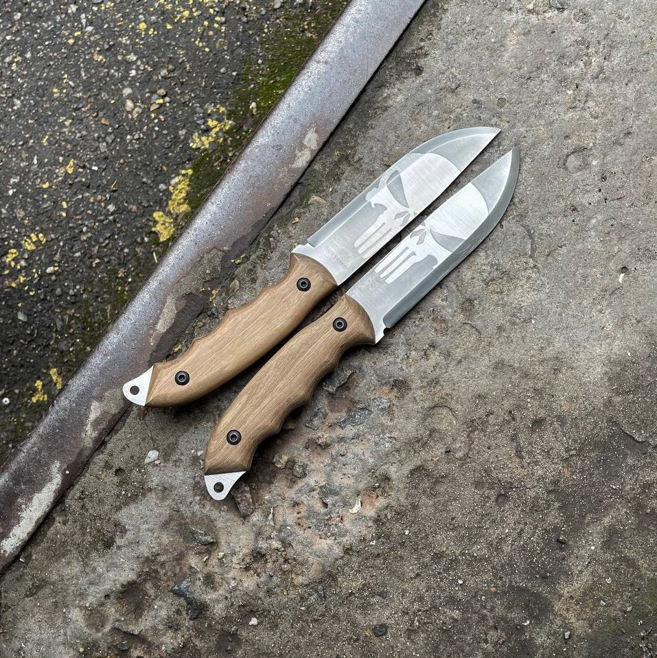 Ніж туристичний КАРАТЕЛЬ Gorillas BBQ сталь 50х14мф KN19, фото 1