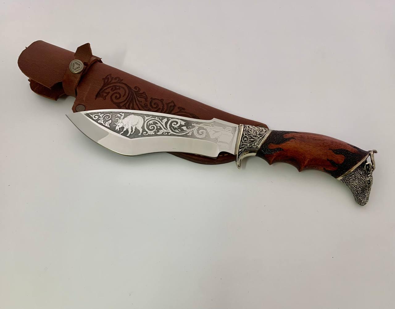 Ніж ручної роботи «Олень» сталь 95х18, фото 1