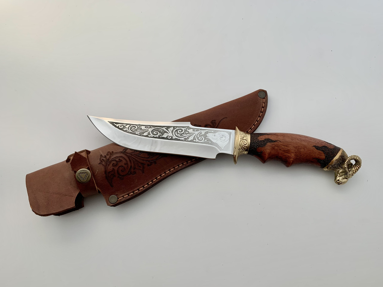 Ніж ручної роботи «Архар» сталь 95х18, фото 1