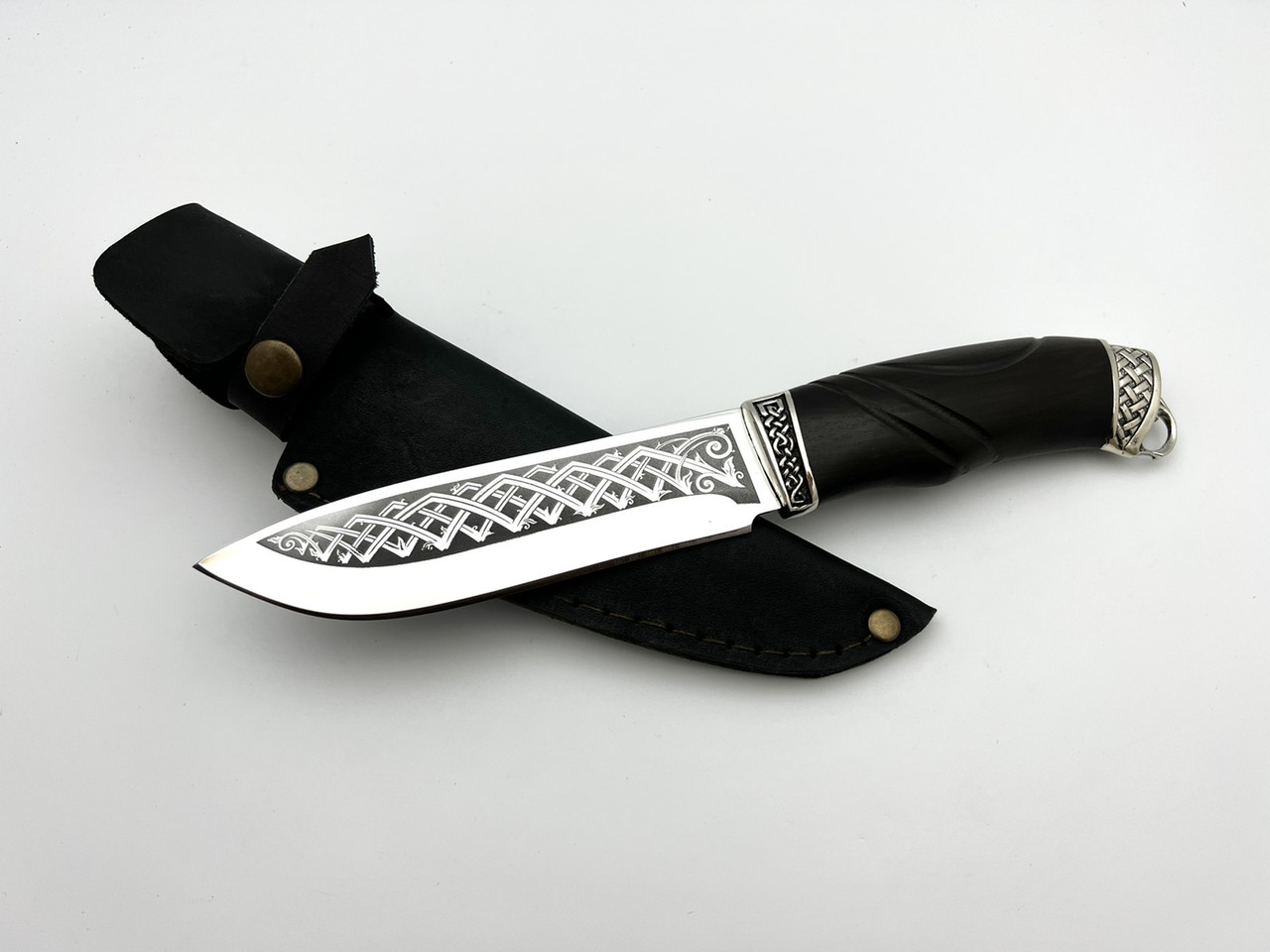 Ніж ручної роботи «Мисливець» сталь 95х18, фото 1