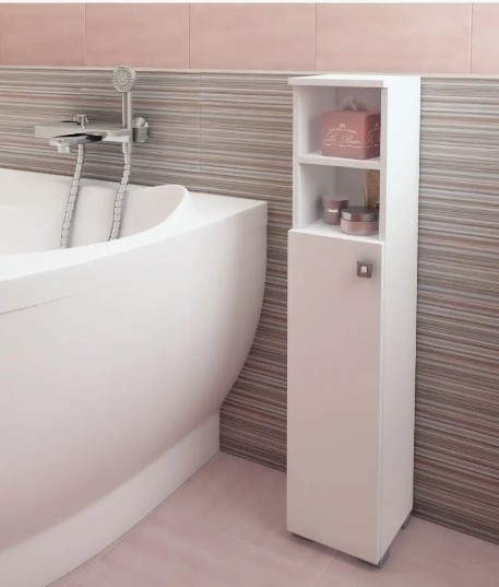 Шафа для ванної кімнати ШВК - 21, колір Білий