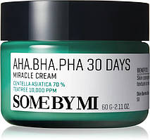 Крем для проблемної шкіри з AHA BHA PHA кислотами Some By Mi AHA-BHA-PHA 30 Days Miracle Cream