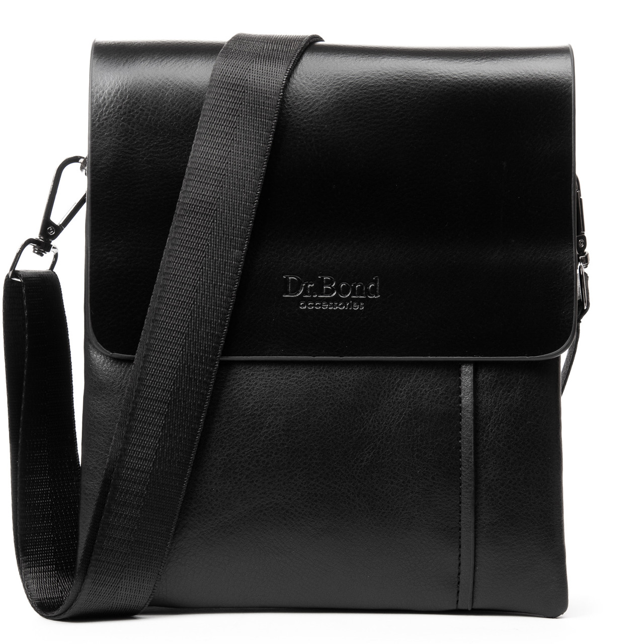 Сумка Чоловіча Планшет-шкіра DR. BOND 338-1 black.Музькі сумки-планшети гуртом і в роздріб в Україні