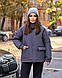 Жіноча зимова куртка плащівка "Еммі" + синтепон 250% з накладними кишенями 42,44,46,48 (N299), фото 2