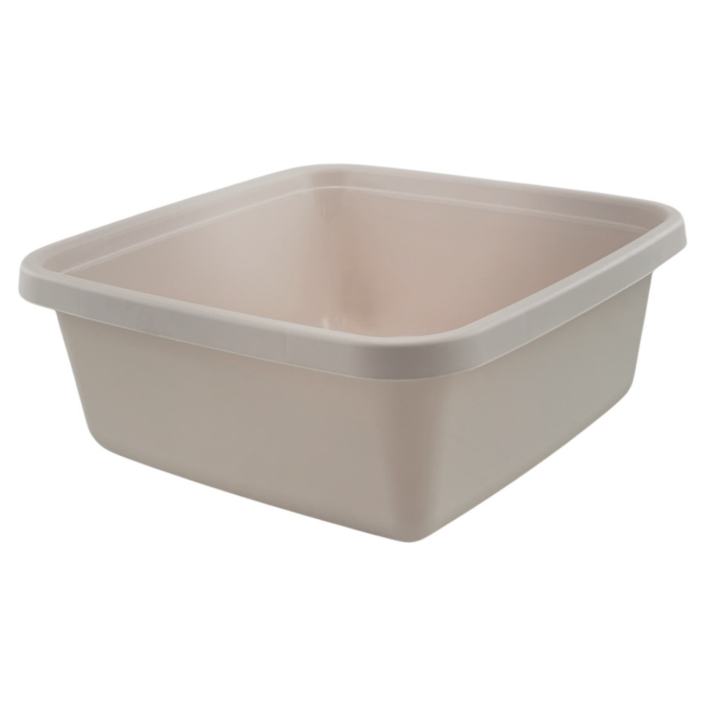 Миска пластикова 6л квадрат (таупе) таз Lamela L1040-44