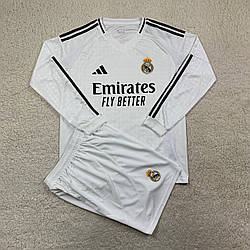 Дитяча футбольна форма з довгими рукавами Реал Мадрид 2024-25