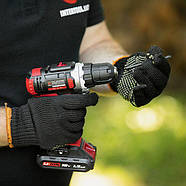 Дриль-шурупокрут акумуляторний Li-Ion 18 В, 25 Nm, 0-400/0-1500 об/хв, 1x1,3 Аг INTERTOOL WT-0313, фото 9