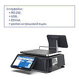 Ваги з друком етикетки  CAS CL8000-SU 15 кг, фото 3