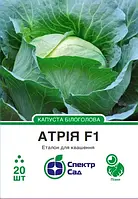 Капуста Атрія F1 білоголова, середньо-пізня, 20 шт,  Спектр-агро