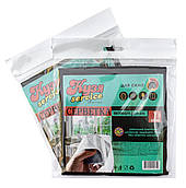 Серветка мікрофібра для скла чорна 30х30 см щільність 250 гр/м² (Кузя)