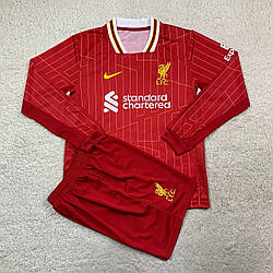 Дитяча футбольна форма Ліверпуль довгий рукав 2024-25