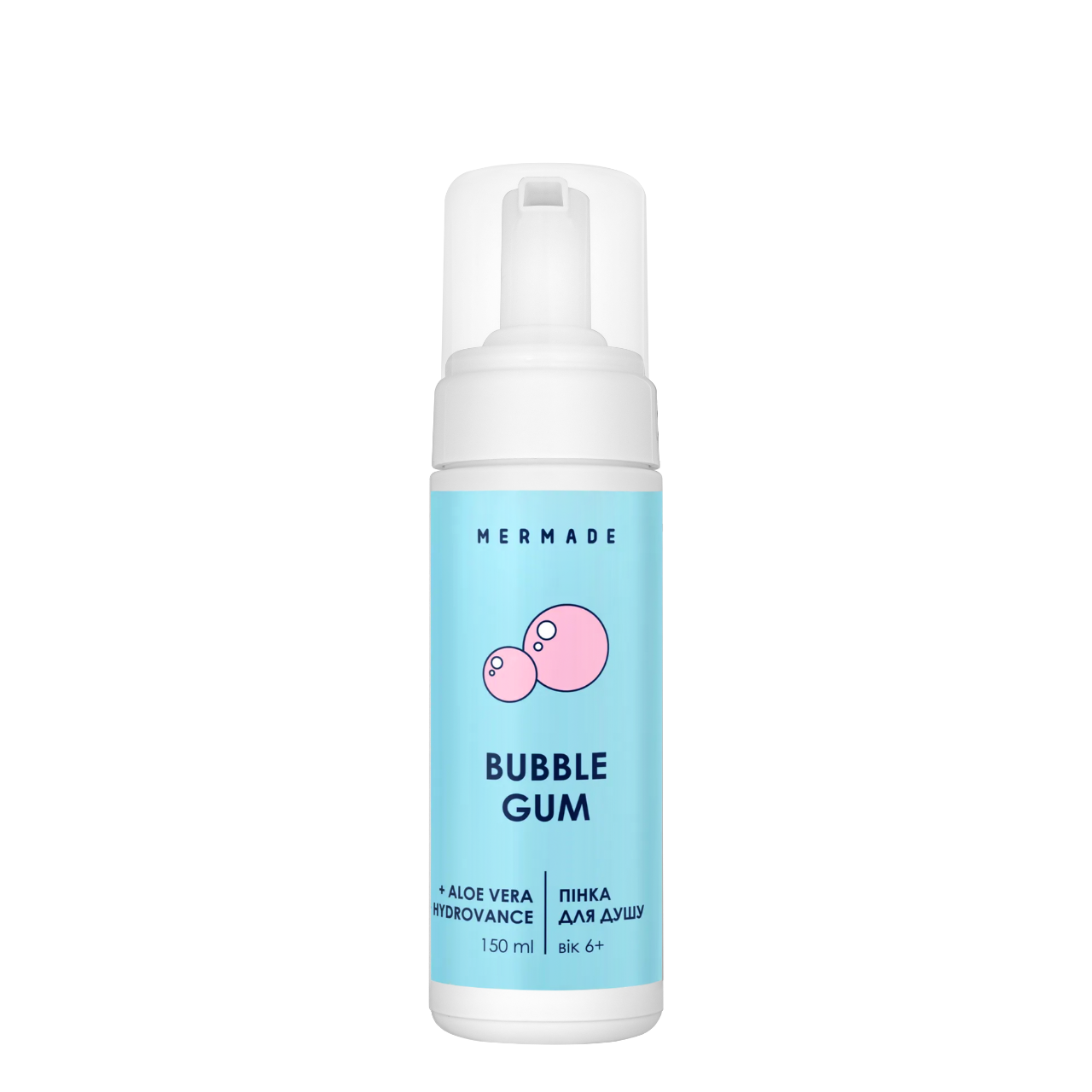 Пінка для душу парфумована Mermade Bubble Gum аромат "Жуйка" 150 мл, фото 1