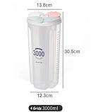 Ємність для сипких 3 л на 4 відділення з мірною шкалою 12,3 х 30,5 х 13,8 см, фото 5