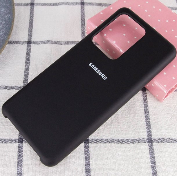 Чохол-бампер Silicone cover з мікрофіброю для Galaxy S20 Ultra (SM-S908B), фото 1