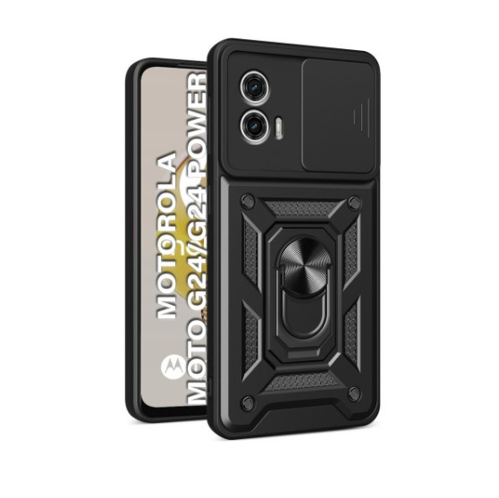 Ударостійкий чохол Camshield Serge Ring for Magnet для Motorola Moto G24/G24 Power