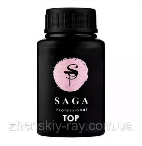 Топ без УФ фільтрів SAGA Titanium без липкого шару, 30мл, фото 1