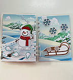 Розвиваюча книжка - блокнот липучки новорічна ТОКА БОКА TOCA BOCA Merry Christmas Зустрічаємо Новий рік 202414, фото 6