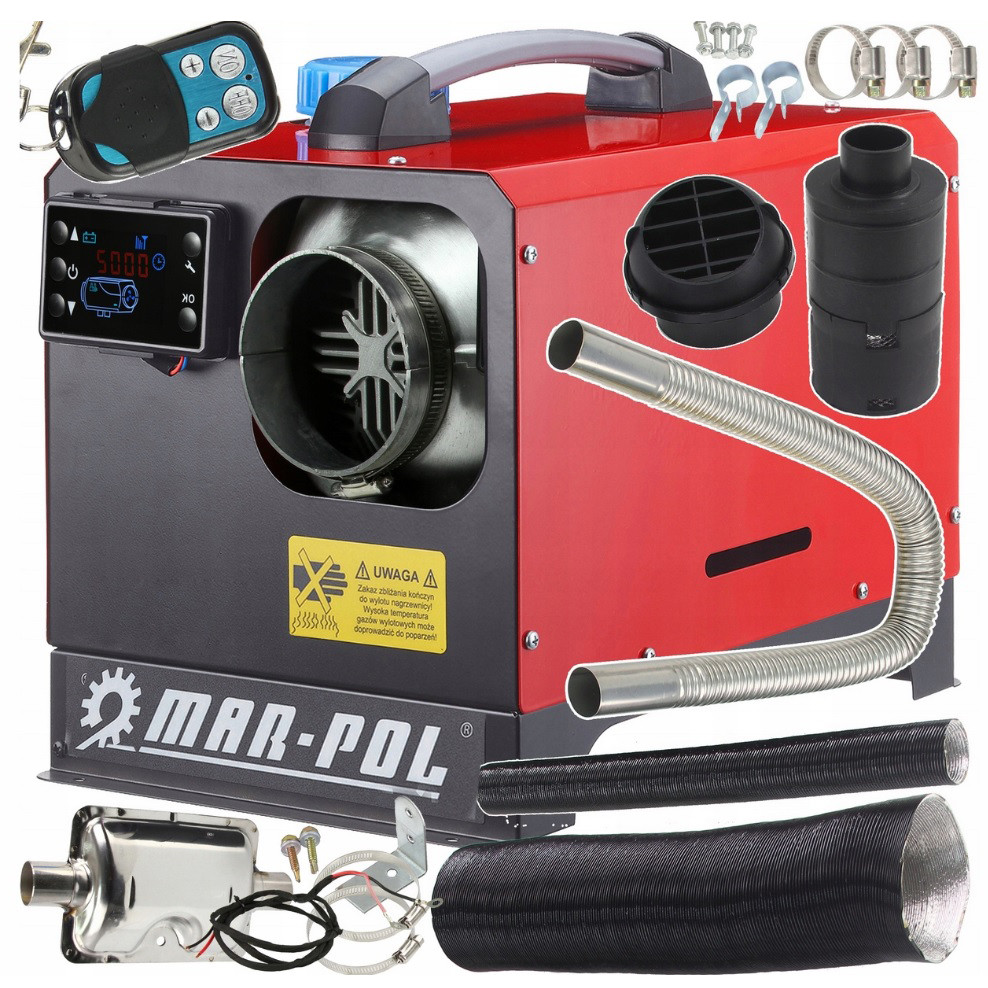 Автономний обігрівач 12 кВт на дизельному паливі 12V / 220V Mar-Pol M80951 Webasto, фото 1