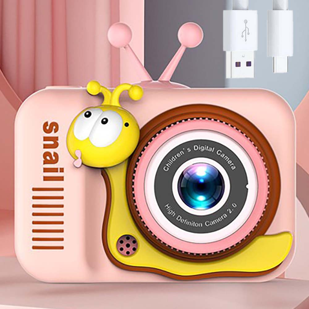 Дитячий фотоапарат з дисплеєм від USB, Q2, Рожевий / Цифровий фотоапарат дитячий / Фотокамера для дітей