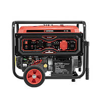 Генератор STORM INTERTOOL DT-1186 бензиновий 8/8.5 кВт, 220/380 В, 25 л, електро+ручний старт, мідна обмотка, фото 6