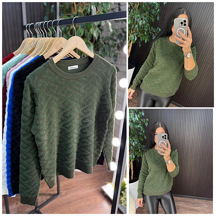 Теплий жіночий светр, тканина "Кашемір" 44/46, 48/50, 52/54 розмір 44/46 52/54, фото 1