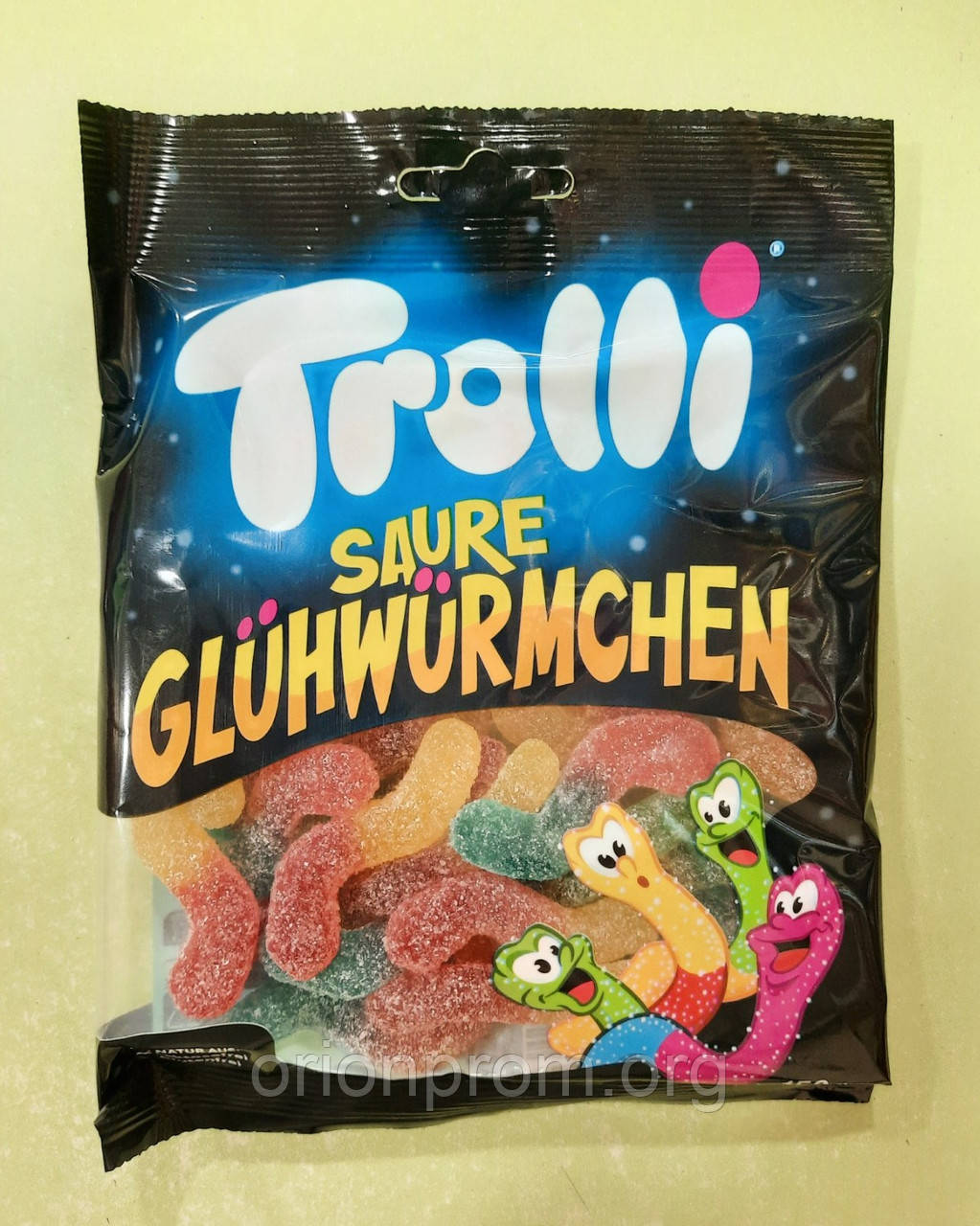Цукерки мармелад Trolli Світлячки (кислі) 150 г, фото 1