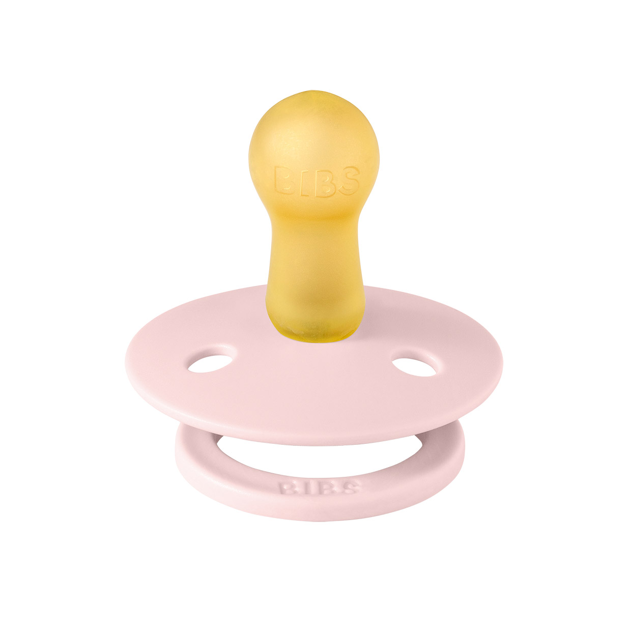Пустушка BIBS Colour Latex Round (кругла) від 6міс - Blossom, фото 1