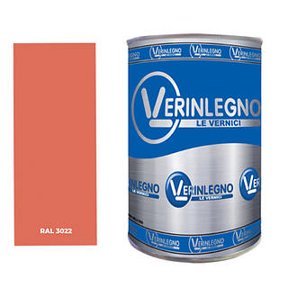 Краска водная для дерева Verinlegno RAL 3022 (1 кг)