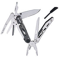 Мультитул  складні плоскогубці та сталеві ножиці подвійного призначення MQ038