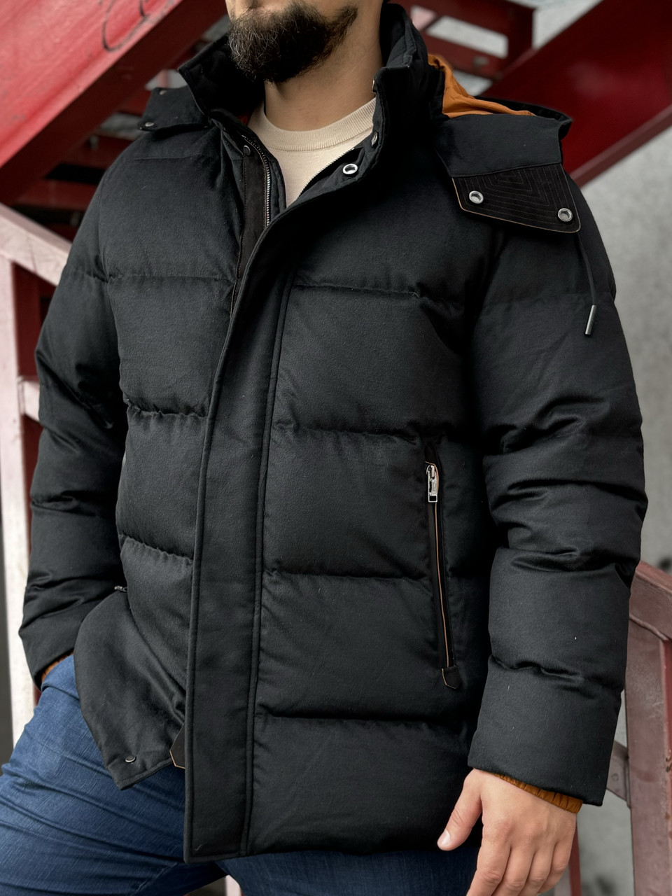 Чоловіча куртка Zegna чорна