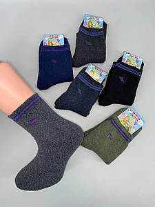 Махрові шкарпетки "Мікс однотонні" 16-18 см. (25-28 взуття) 12пар/уп.